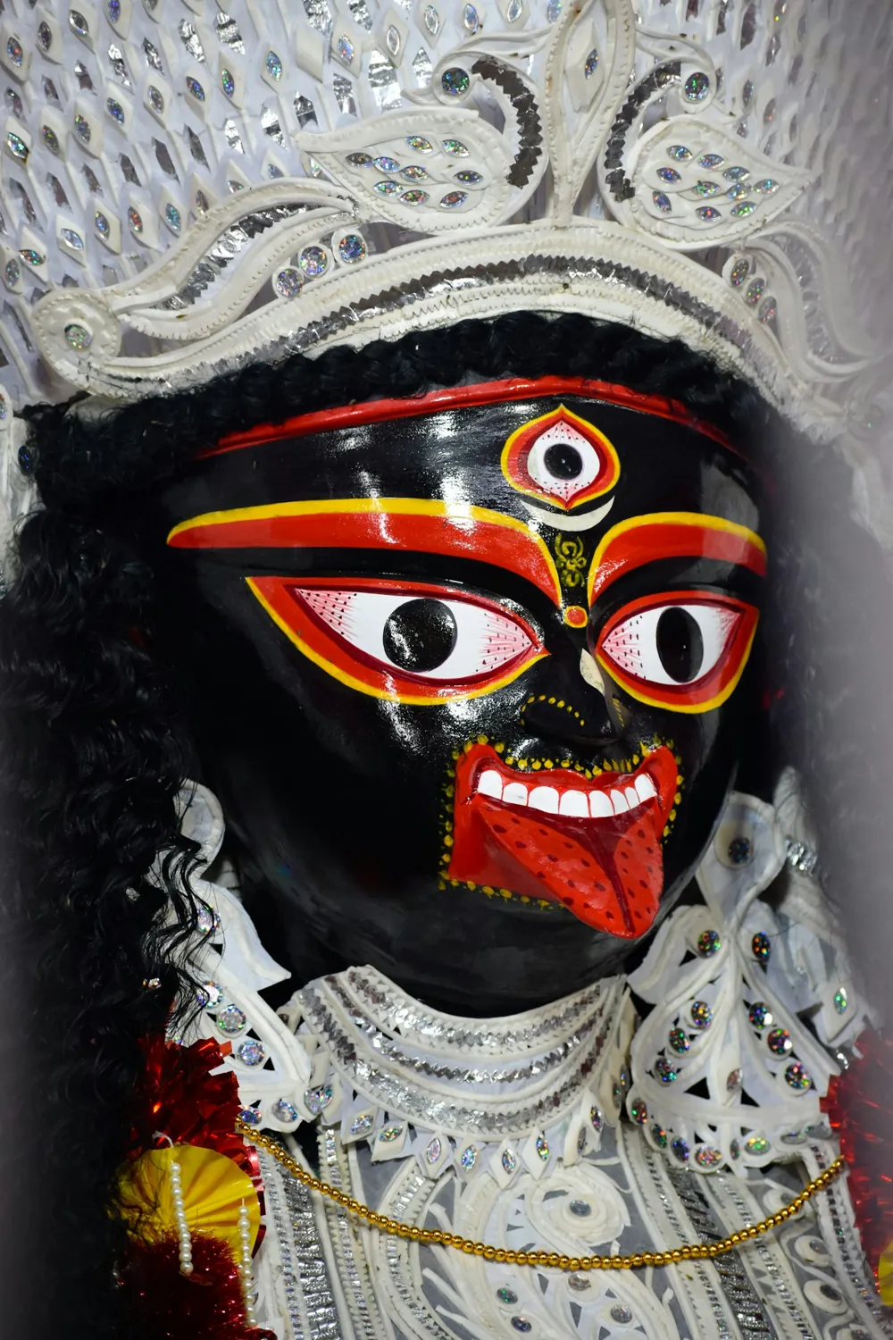 Maa Kali idol for Kali Puja and Diwali
